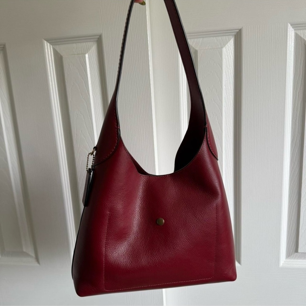 ❤️COACH Brooklyn 28 Bag in Ruby Red❤️ - Picture 3 of 11